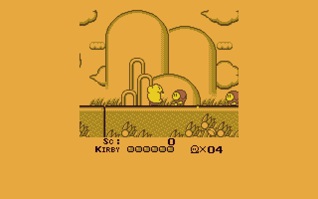Kirby's Dream Land [Falcon030] atari screenshot